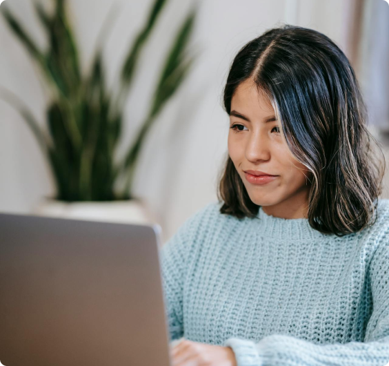 Person Working on Laptop